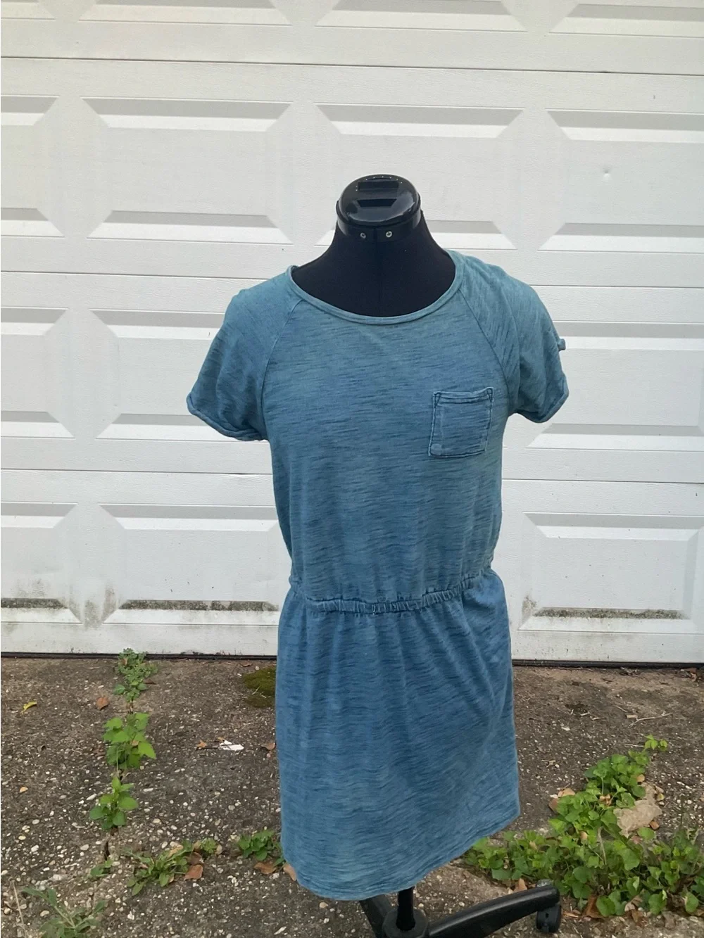 GAP Blue Short-Sleeve Casual Girls' Dress